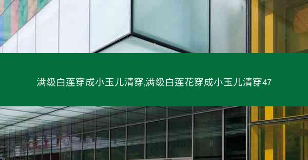 满级白莲穿成小玉儿清穿,满级白莲花穿成小玉儿清穿47