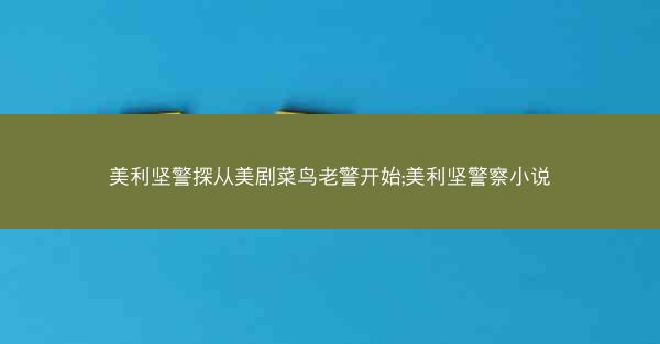 美利坚警探从美剧菜鸟老警开始;美利坚警察小说
