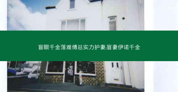 盲眼千金落难傅总实力护妻;盲妻伊诺千金