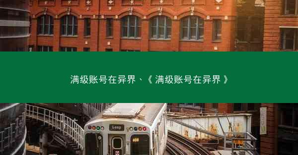 满级账号在异界、《满级账号在异界》