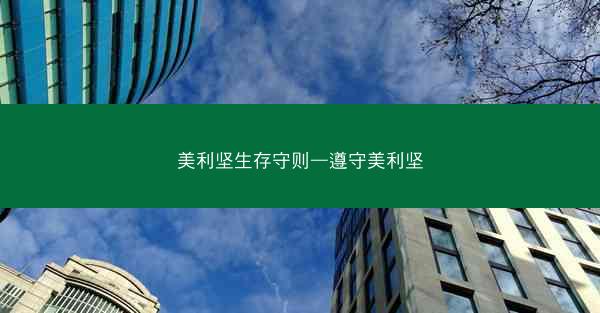 美利坚生存守则—遵守美利坚