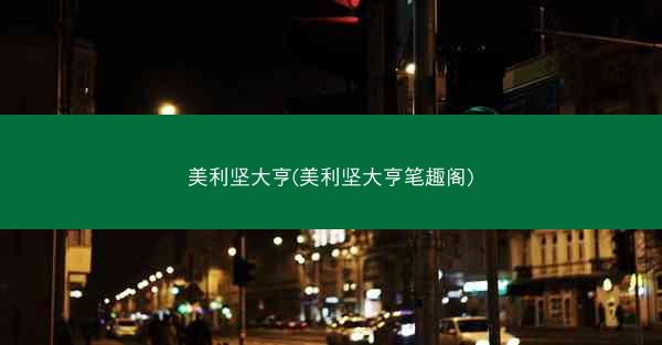 美利坚大亨(美利坚大亨笔趣阁)