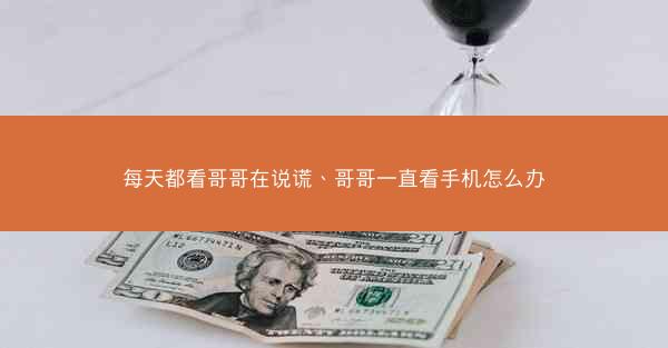 每天都看哥哥在说谎、哥哥一直看手机怎么办