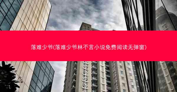 落难少爷(落难少爷林不言小说免费阅读无弹窗)