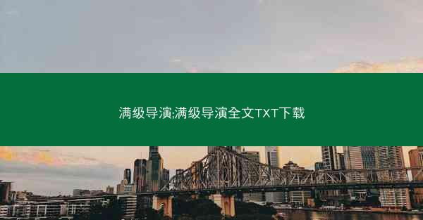 满级导演;满级导演全文TXT下载 满级导演;满级导演全文TXT下载