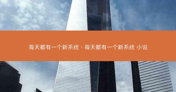 每天都有一个新系统、每天都有一个新系统 小说