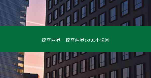 掠夺两界—掠夺两界txt80小说网