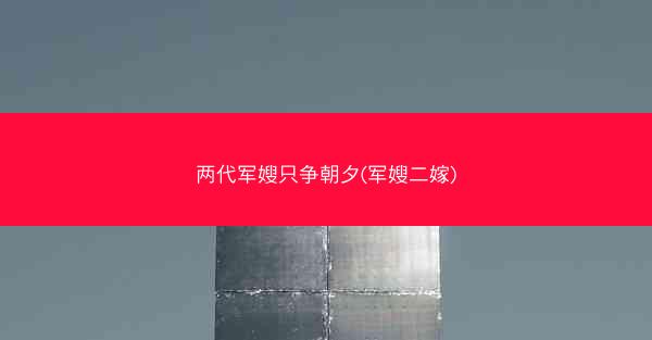 两代军嫂只争朝夕(军嫂二嫁)