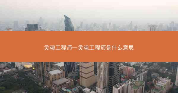 灵魂工程师—灵魂工程师是什么意思