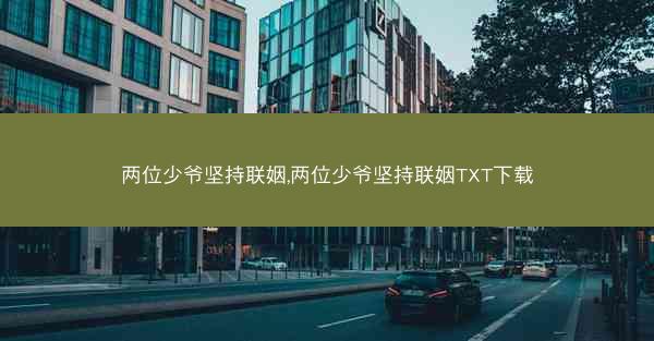两位少爷坚持联姻,两位少爷坚持联姻TXT下载