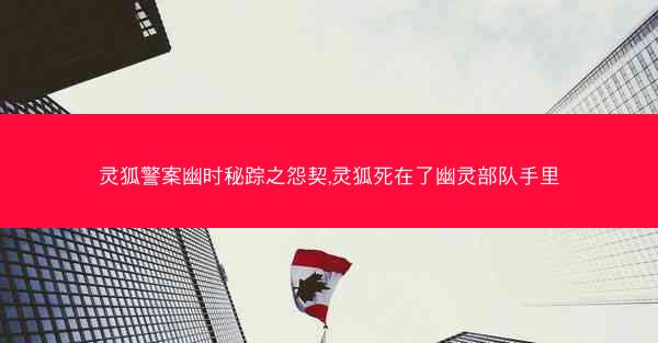 灵狐警案幽时秘踪之怨契,灵狐死在了幽灵部队手里