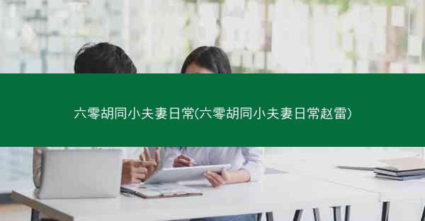 六零胡同小夫妻日常(六零胡同小夫妻日常赵雷)