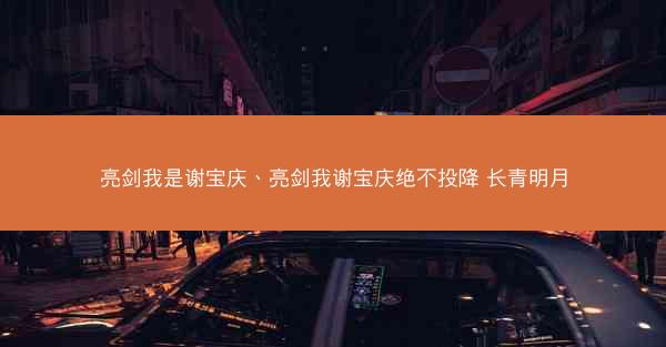亮剑我是谢宝庆、亮剑我谢宝庆绝不投降 长青明月