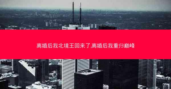 离婚后我北境王回来了,离婚后我重归巅峰