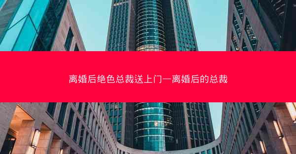 离婚后绝色总裁送上门—离婚后的总裁