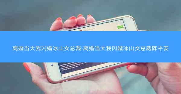 离婚当天我闪婚冰山女总裁-离婚当天我闪婚冰山女总裁陈平安