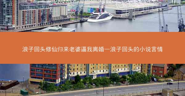 浪子回头修仙归来老婆逼我离婚—浪子回头的小说言情