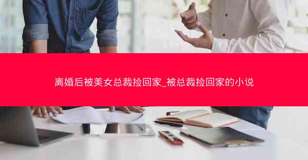 离婚后被美女总裁捡回家_被总裁捡回家的小说