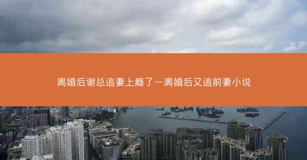 离婚后谢总追妻上瘾了—离婚后又追前妻小说