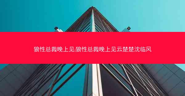 狼性总裁晚上见;狼性总裁晚上见云楚楚沈临风 狼性总裁晚上见;狼性总裁晚上见云楚楚沈临风