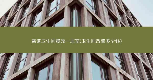 离谱卫生间爆改一居室(卫生间改装多少钱)