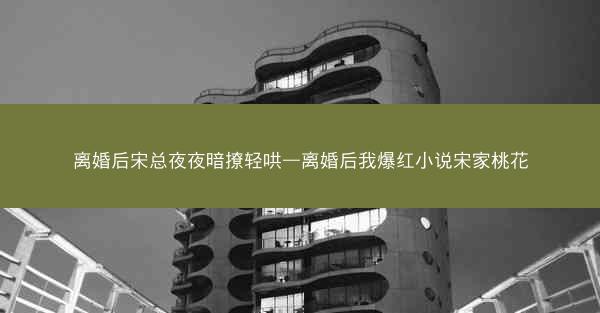离婚后宋总夜夜暗撩轻哄—离婚后我爆红小说宋家桃花