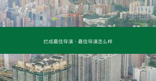 烂成最佳导演、最佳导演怎么样