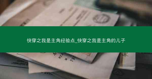 快穿之我是主角经验点_快穿之我是主角的儿子