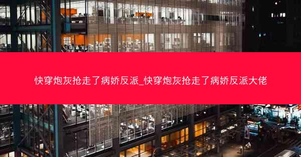 快穿炮灰抢走了病娇反派_快穿炮灰抢走了病娇反派大佬
