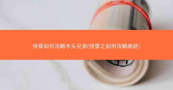 快穿如何攻略木头兄弟(快穿之如何攻略病娇)