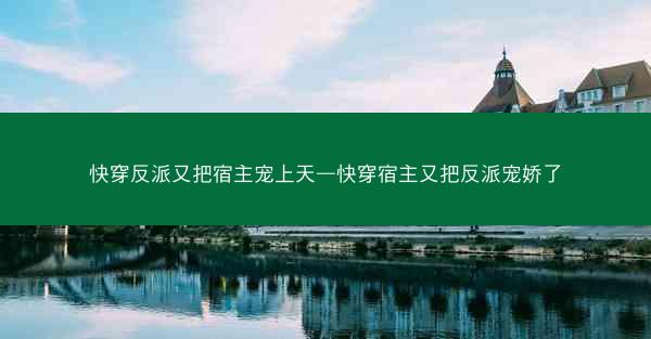 快穿反派又把宿主宠上天—快穿宿主又把反派宠娇了