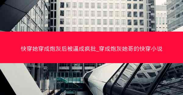 快穿她穿成炮灰后被逼成疯批_穿成炮灰她哥的快穿小说