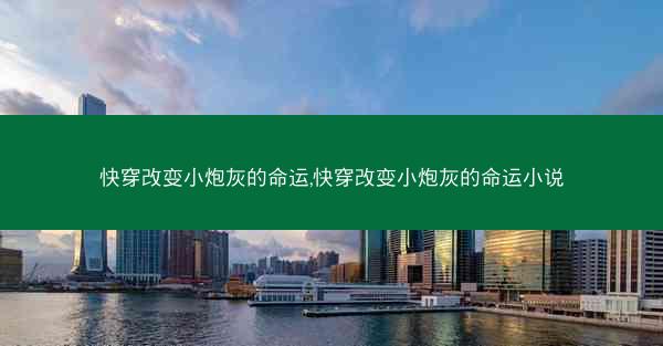 快穿改变小炮灰的命运,快穿改变小炮灰的命运小说