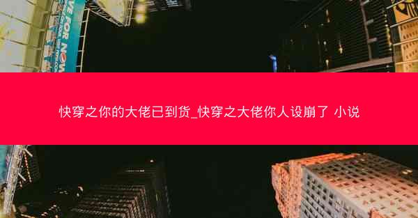 快穿之你的大佬已到货_快穿之大佬你人设崩了 小说