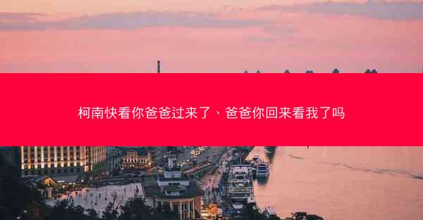 柯南快看你爸爸过来了、爸爸你回来看我了吗