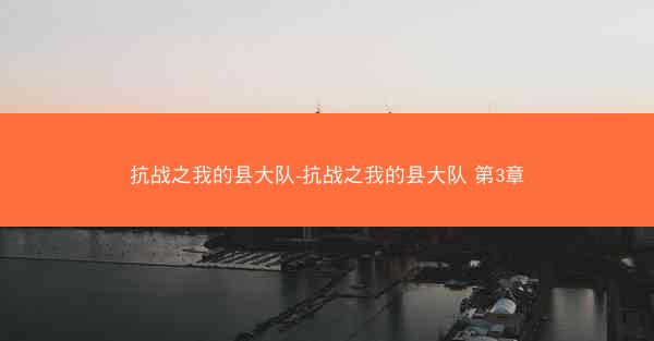 抗战之我的县大队-抗战之我的县大队 第3章