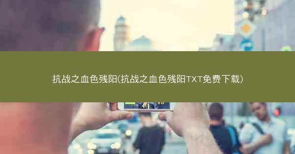 抗战之血色残阳(抗战之血色残阳TXT免费下载)