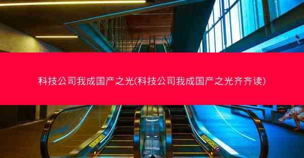 科技公司我成国产之光(科技公司我成国产之光齐齐读)