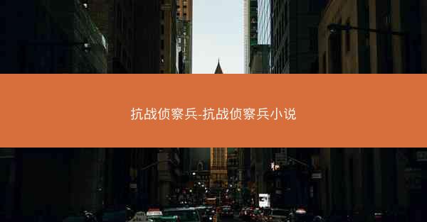 抗战侦察兵-抗战侦察兵小说