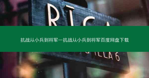 抗战从小兵到将军—抗战从小兵到将军百度网盘下载