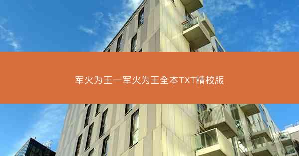 军火为王—军火为王全本TXT精校版