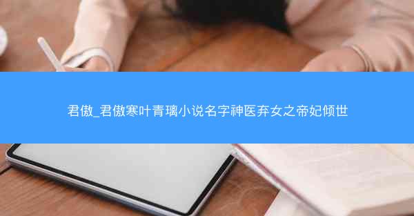 君傲_君傲寒叶青璃小说名字神医弃女之帝妃倾世