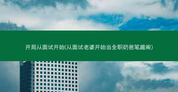 开局从面试开始(从面试老婆开始当全职奶爸笔趣阁)