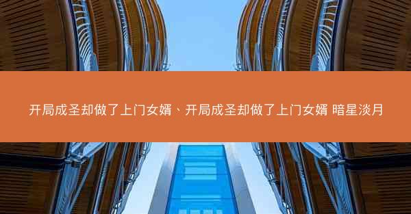 开局成圣却做了上门女婿、开局成圣却做了上门女婿 暗星淡月