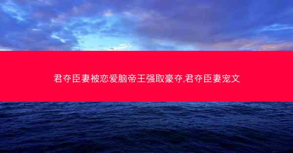 君夺臣妻被恋爱脑帝王强取豪夺,君夺臣妻宠文