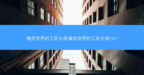 精灵世界的工匠大师,精灵世界的工匠大师TXT