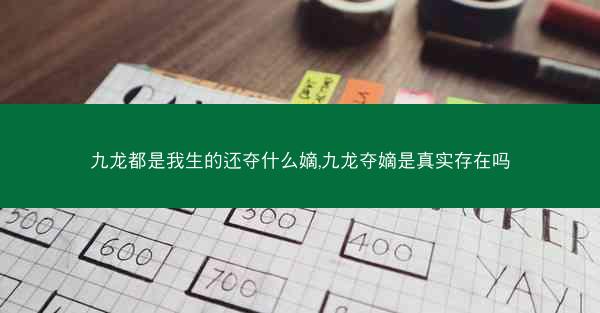 九龙都是我生的还夺什么嫡,九龙夺嫡是真实存在吗