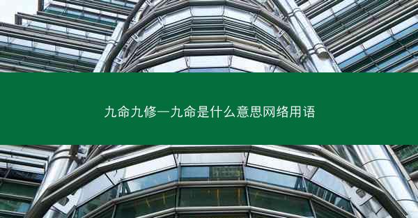 九命九修—九命是什么意思网络用语