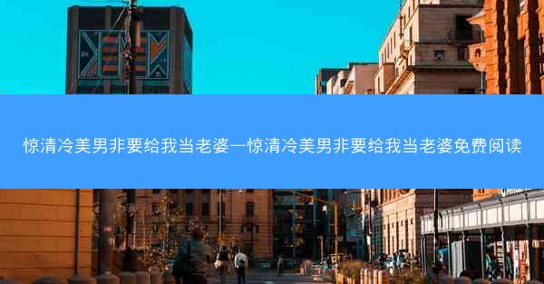 惊清冷美男非要给我当老婆—惊清冷美男非要给我当老婆免费阅读