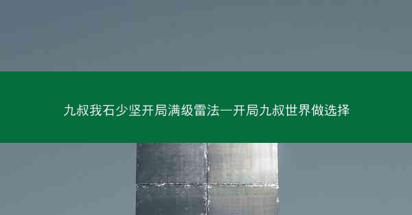 九叔我石少坚开局满级雷法—开局九叔世界做选择 九叔我石少坚开局满级雷法—开局九叔世界做选择